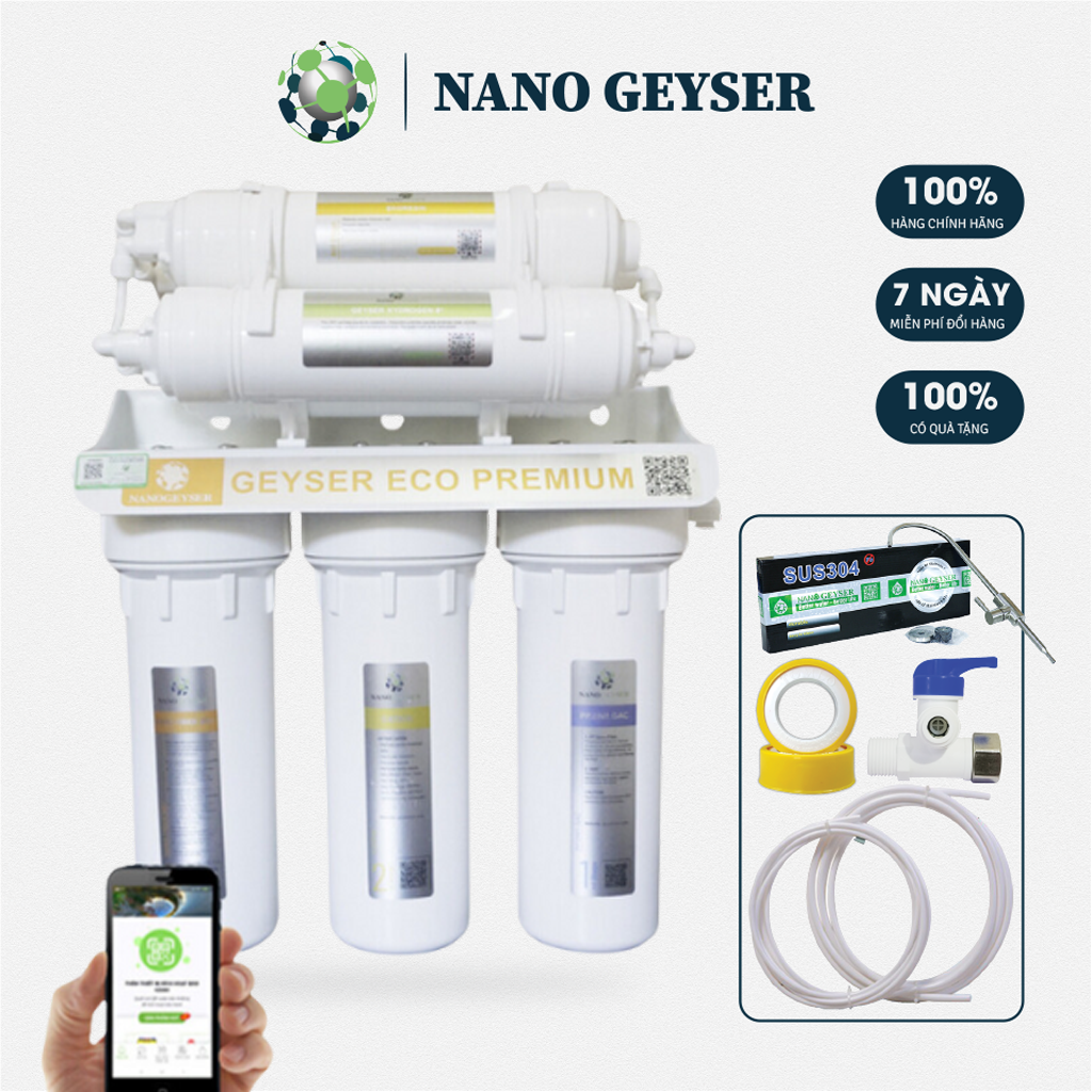 Hướng dẫn cách sử dụng máy lọc nước Nano Geyser