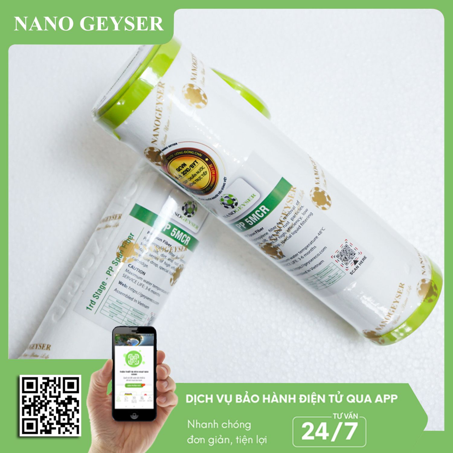 Lõi lọc 5 micron và những thông tin có thể bạn chưa biết