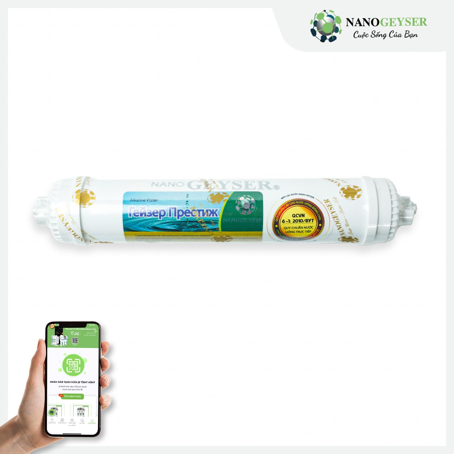 Lõi Alkline Nano Geyser