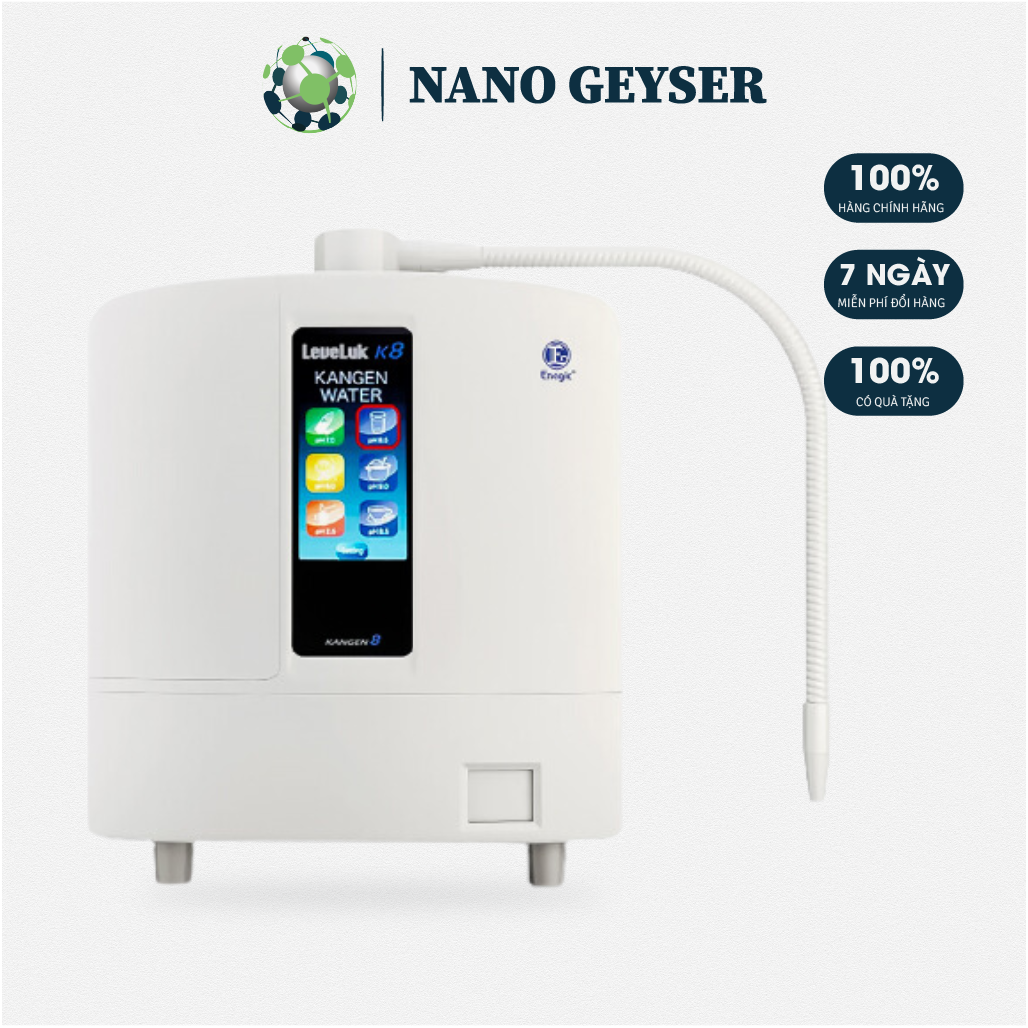 Máy Điện Giải Ion Kiềm Kangen Enagic Leveluk K8