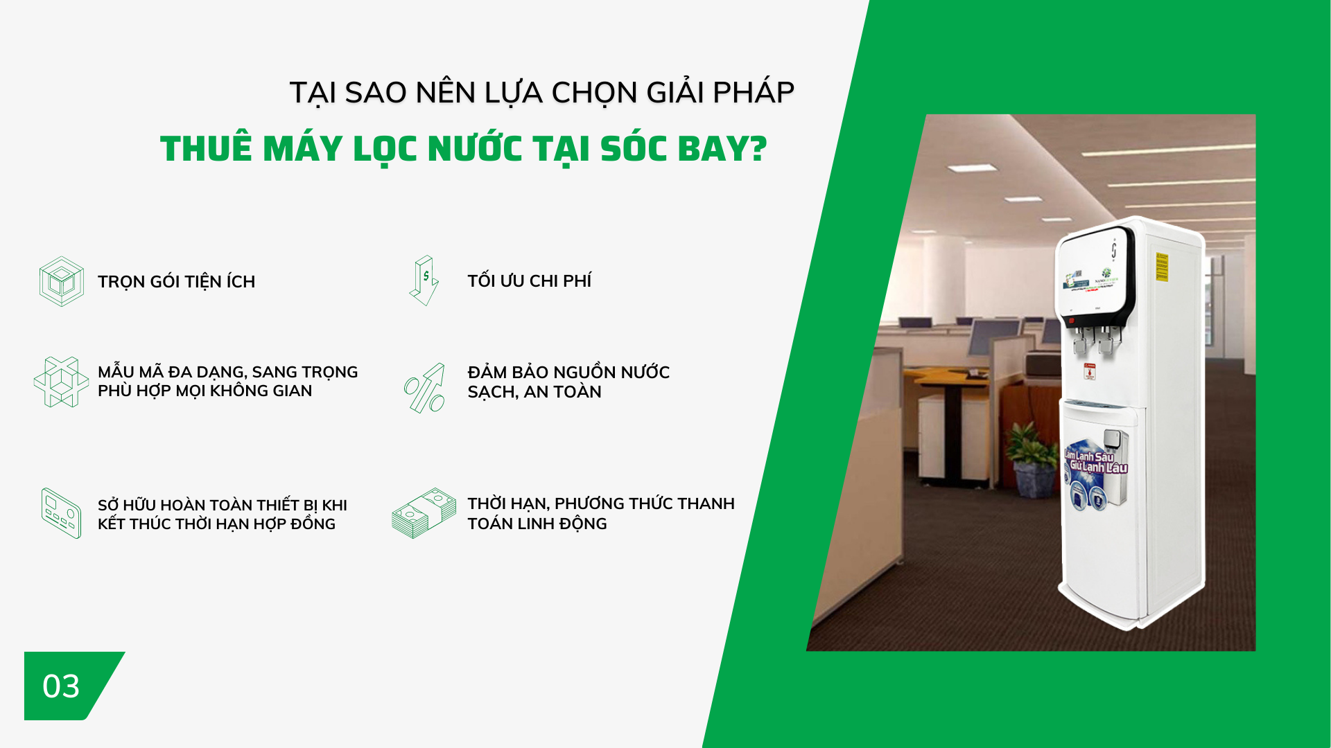 MANG NGUỒN NƯỚC SẠCH ĐẾN TẬP ĐOÀN CEN GROUP CÙNG DỊCH VỤ THUÊ MÁY LỌC NƯỚC TIỆN ÍCH