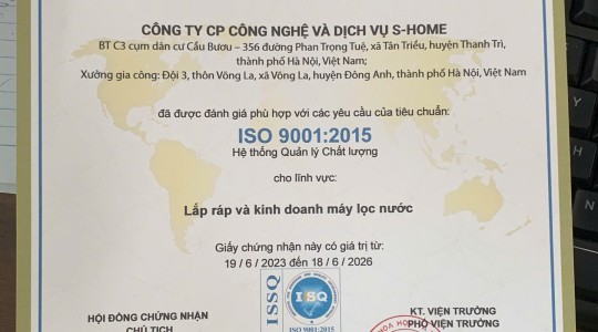 Kết quả thử nghiệm máy lọc nước Geyser Eco Crystal Plus